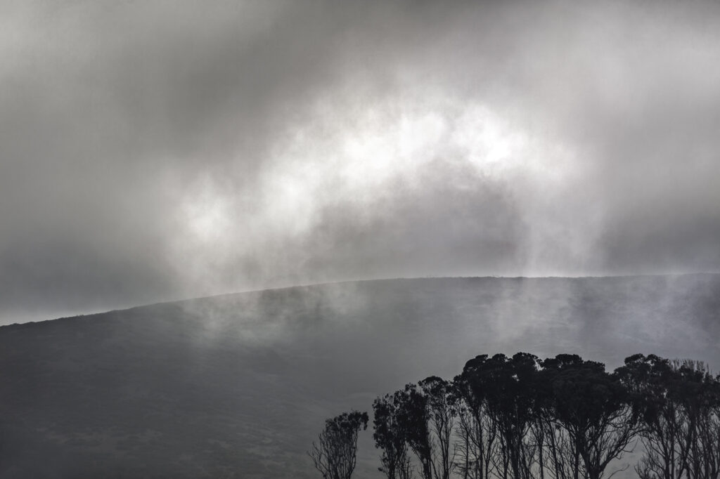 Fog Break at Dusk